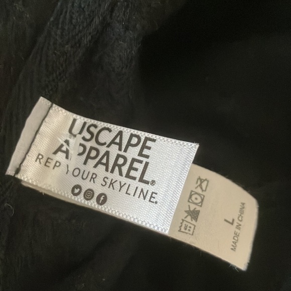 Womens Cropped Hooded LMU Sweatshirt-L - Picture 10 of 12